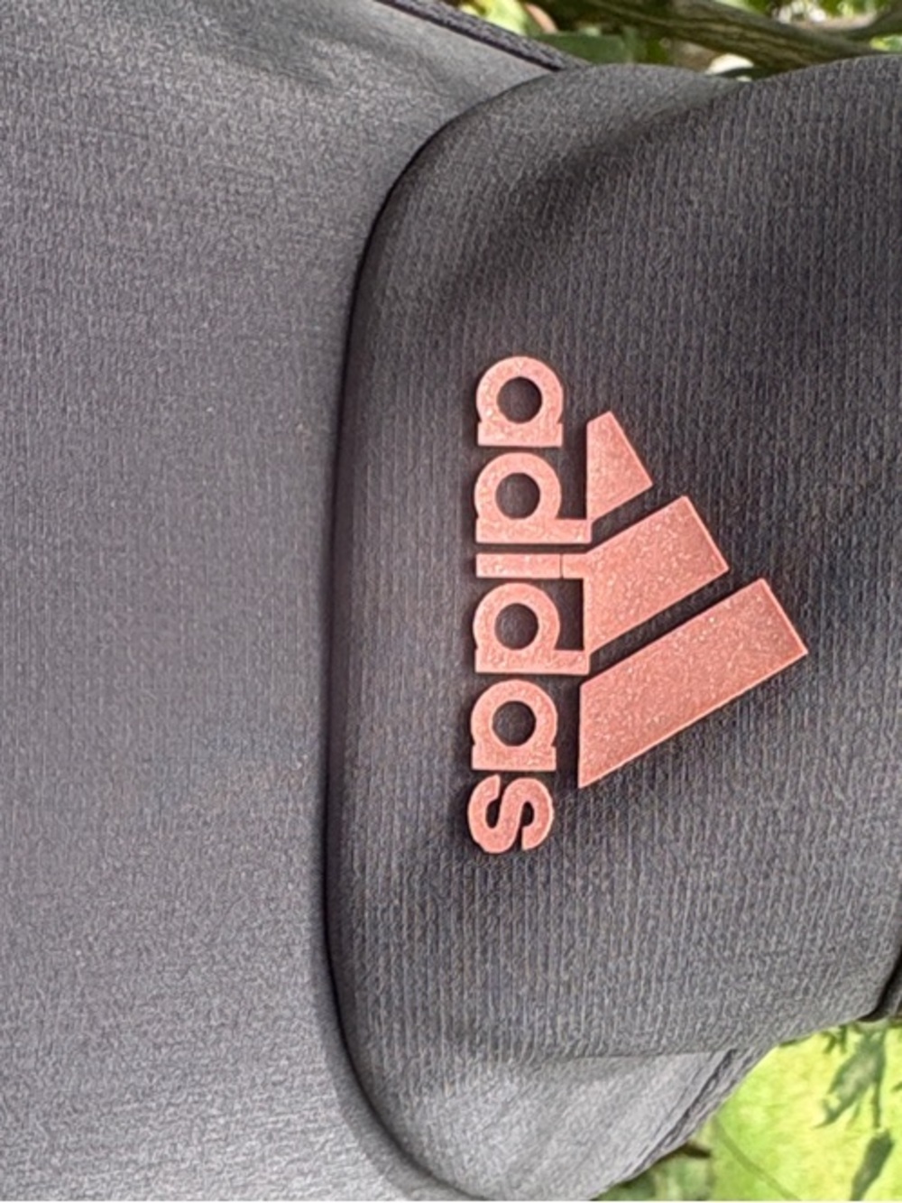 adidas Black Visor with White Logo